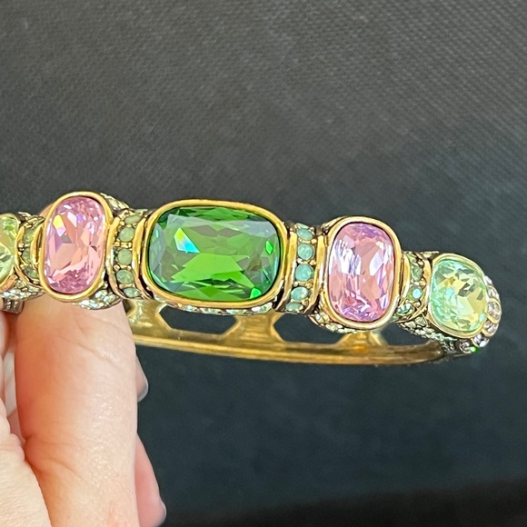 HEIDI DAUS Bracelet Swarovski Crystal Bracelet Slip On - Classic ~Gorgeous! - Picture 2 of 15